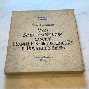 Johann Sebastian Bach Vinyl Record